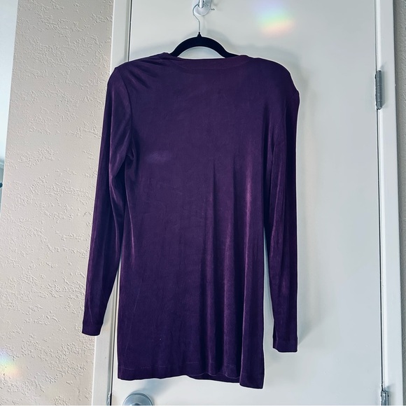 Vintage Rabbit Rabbit Rabbit Open Cardigan, 2P, Deep Purple, Y2K - Picture 5 of 12